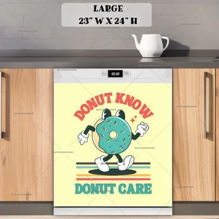 Preview of Funny Walking Donut magnet in Large size.