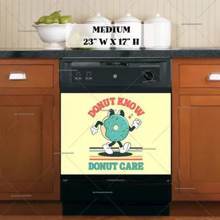 Preview of Funny Walking Donut magnet in Medium size.