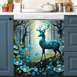 Preview of Gorgeous Fantasy Deer magnet.