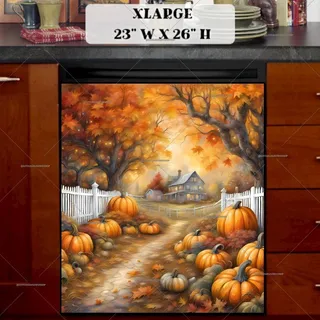 Preview of Pumpkin Patch at the Cottage magnet in Extra Large size.