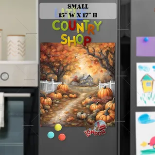 Preview of Pumpkin Patch at the Cottage magnet in Small size.