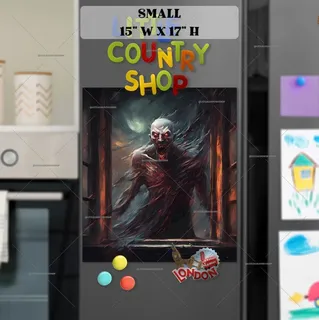 Preview of Demon in the Window magnet in Small size.