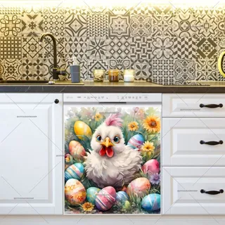 Preview of Little Easter Rooster magnet.