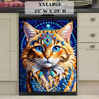 Preview of Bohemian Cat Portrait magnet in XX Large size.