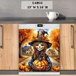 Preview of Raggedy Ann Scarecrow magnet in Large size.