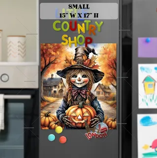 Preview of Raggedy Ann Scarecrow magnet in Small size.