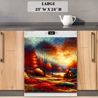 Preview of Blazing Colors of Autumn magnet in Large size.