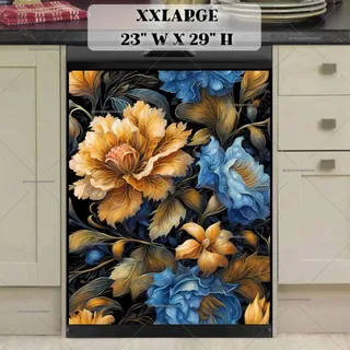 Preview of Beautiful Boho Flowers magnet in XX Large size.