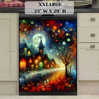 Preview of Magical Autumn Night magnet in XX Large size.