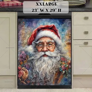 Preview of Beautiful Classic Santa Portrait magnet in XX Large size.