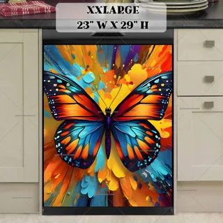 Preview of Gorgeous Abstract Butterfly magnet in XX Large size.