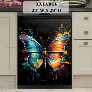 Preview of Abstract Midnight Butterfly magnet in XX Large size.