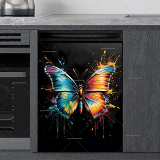 Preview of Abstract Midnight Butterfly magnet.