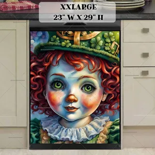 Preview of St. Patrick Raggedy Ann magnet in XX Large size.