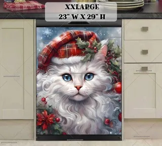 Preview of Cat in Scottish Hat magnet in XX Large size.