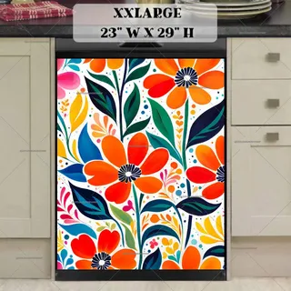 Preview of Henry Matisse Style Flowers magnet in XX Large size.