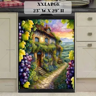 Preview of Tuscan Villa with Winery magnet in XX Large size.