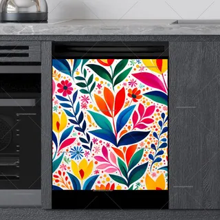 Preview of Matisse Inspired Flower Art magnet.