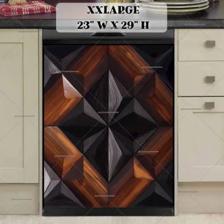 Preview of Beautiful Wood Quilt Design magnet in XX Large size.