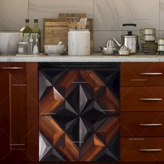 Preview of Beautiful Wood Quilt Design magnet.