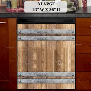 Preview of Farmhouse Barn Wood Door #3 magnet in Extra Large size.