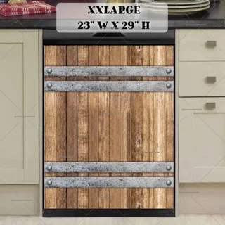 Preview of Farmhouse Barn Wood Door #3 magnet in XX Large size.