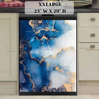 Preview of Beautiful Blue Marble Pattern magnet in XX Large size.