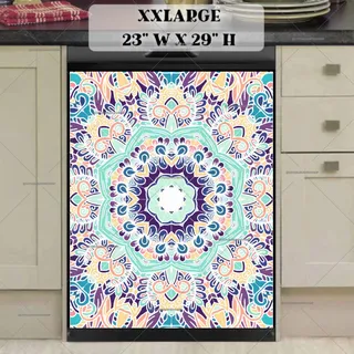 Preview of Beautiful Bohemian Mandala #9 magnet in XX Large size.