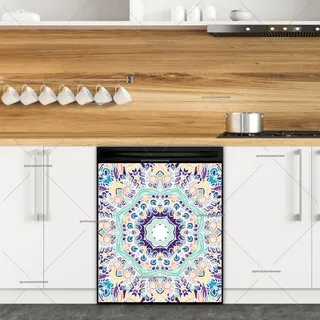 Preview of Beautiful Bohemian Mandala #9 magnet.