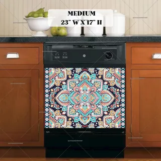 Preview of Beautiful Bohemian Mandala #10 magnet in Medium size.