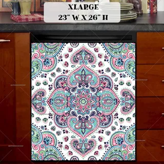 Preview of Beautiful Bohemian Mandala #11 magnet in Extra Large size.