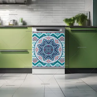 Preview of Beautiful Bohemian Mandala #12 magnet.