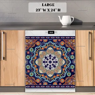 Preview of Beautiful Bohemian Mandala #1 magnet in Large size.