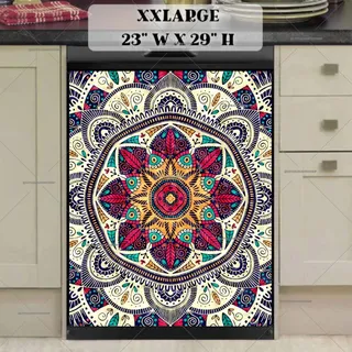 Preview of Beautiful Bohemian Mandala #5 magnet in XX Large size.