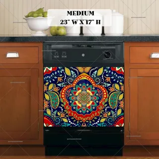 Preview of Beautiful Bohemian Mandala #7 magnet in Medium size.