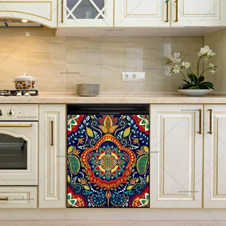 Preview of Beautiful Bohemian Mandala #7 magnet.