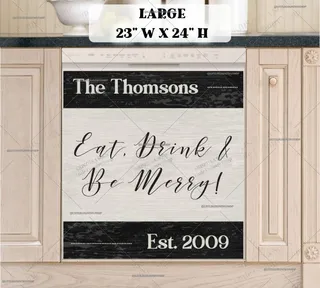 Preview of Personalized - Cute Kitchen Saying magnet in Large size.