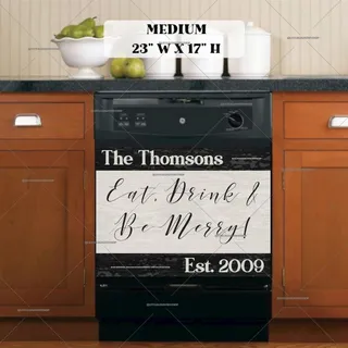 Preview of Personalized - Cute Kitchen Saying magnet in Medium size.