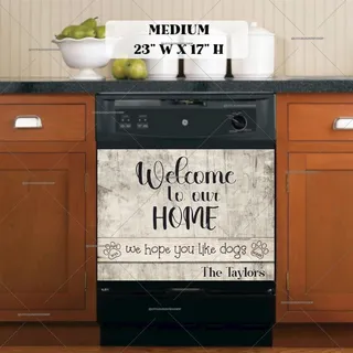 Preview of Personalized - Welcome to Our Home magnet in Medium size.