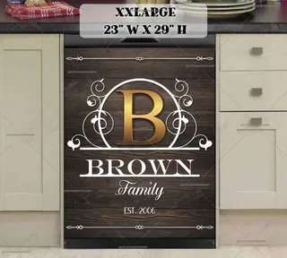 Preview of Personalized - Beautiful Family Sign magnet in XX Large size.