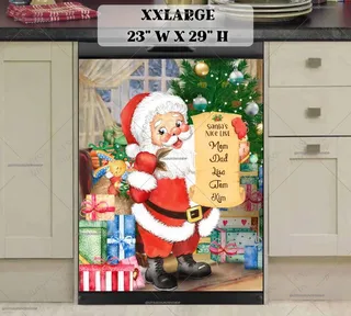 Preview of Personalized - Santa's Nice List magnet in XX Large size.