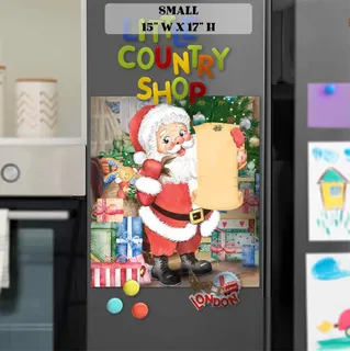 Preview of Personalized - Santa's Nice List magnet in Small size.