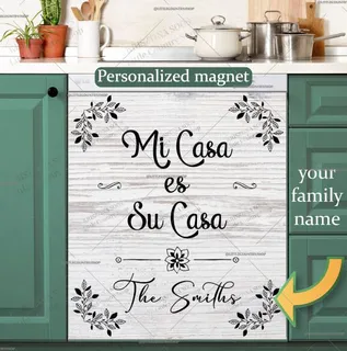 Preview of Personalized - Mi Casa es Su Casa magnet.