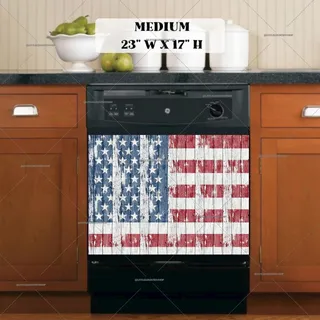 Preview of American USA Flag #1 magnet in Medium size.