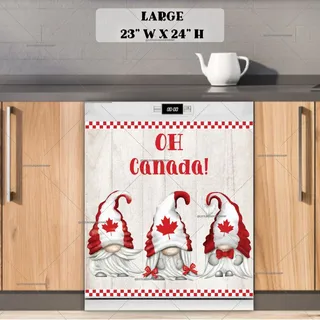 Preview of Oh Canada Gnomes magnet in Large size.