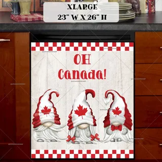 Preview of Oh Canada Gnomes magnet in Extra Large size.