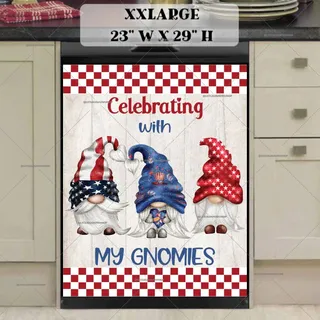 Preview of Cute Canadian Gnomes magnet in XX Large size.