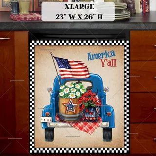 Preview of All American Patriot Truck magnet in Extra Large size.