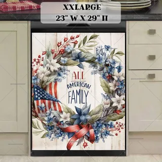 Preview of All American Patriot Wreath magnet in XX Large size.