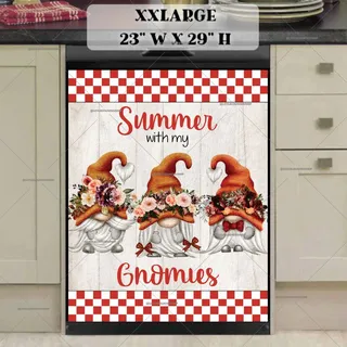 Preview of Summer with my Gnomies magnet in XX Large size.